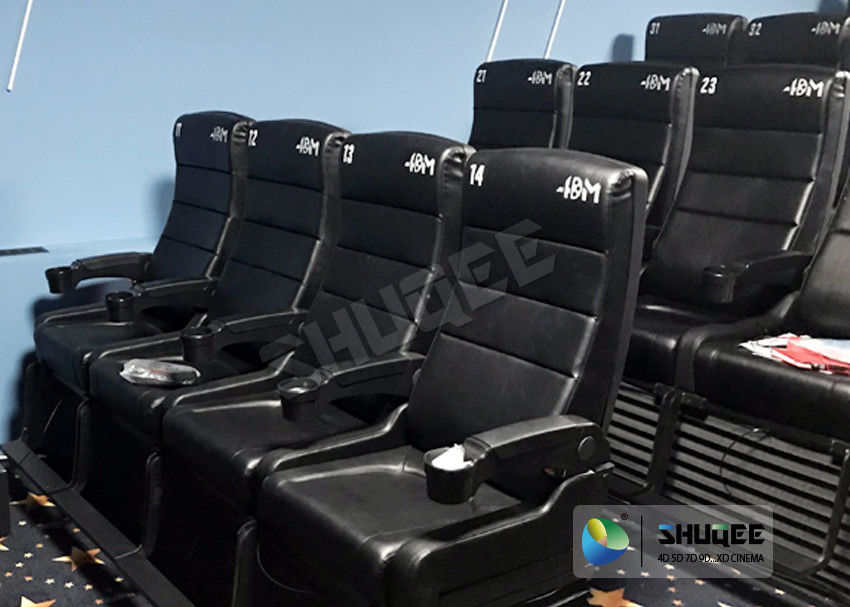 Large Screen 4D Cinema System With Comfortable Pure Hand-Wrapped PU Leather Motion Seats 0