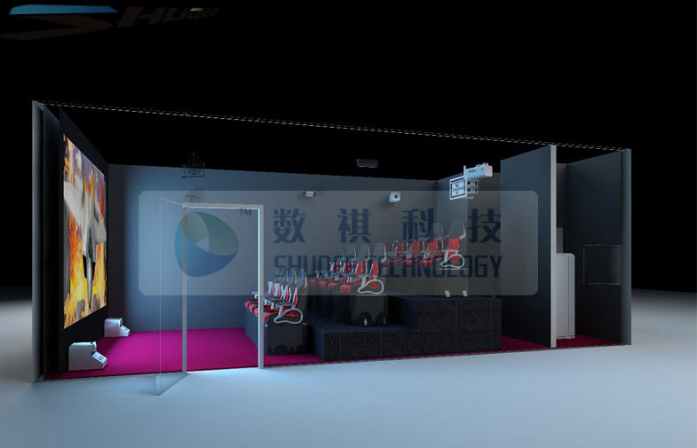 China Extreme Digital Movie Theater Wonderful 8D Motion Simulators Experience factory