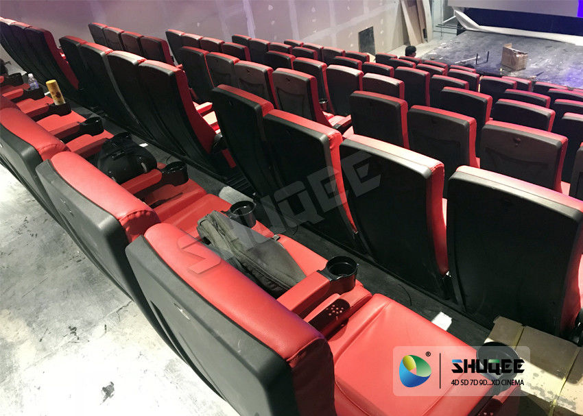 Electrical / Hydraulic 4D Movie Theater Equipment For Action Movies 4 - 100 Seats