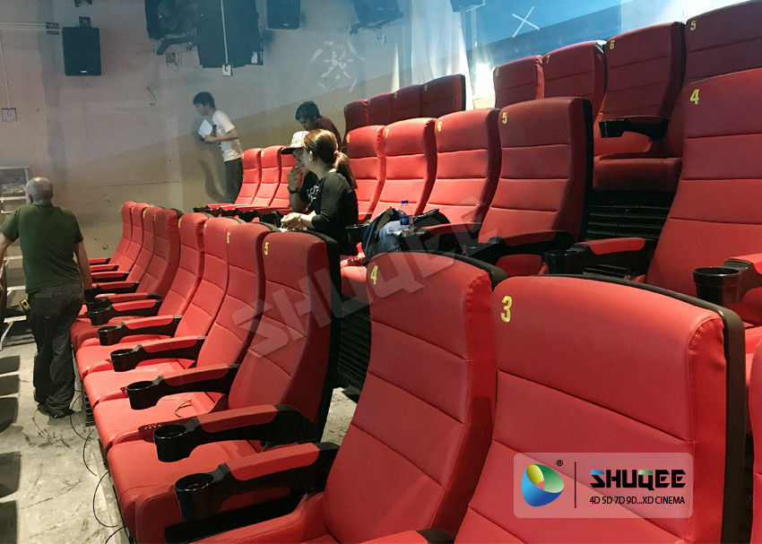China Comfortable 4D Movie Theater Seats With Digital Sound System Low Noise factory
