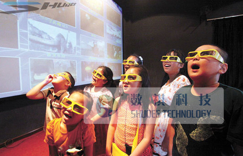 4D Cinema System Novel Stimulus 4D Amusement Cinema, 4D movie For Great Fun