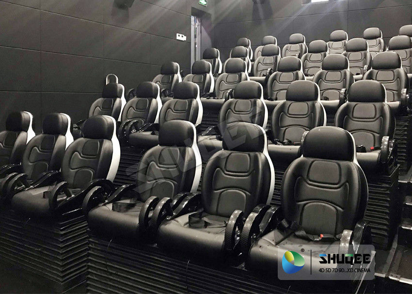 Customize Seats 5D Theater System Leather And Fiberglass Material 0