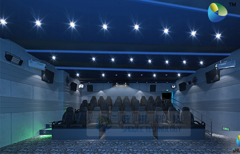 Fantastic 45 Seats 5D Cinema System With Luxury Fiberglass Leather Chairs