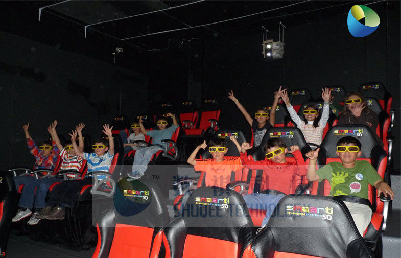 Crazy 6D Movie Theater , 6D Motion Simulators Experience With Many Kinds Of Special Effects