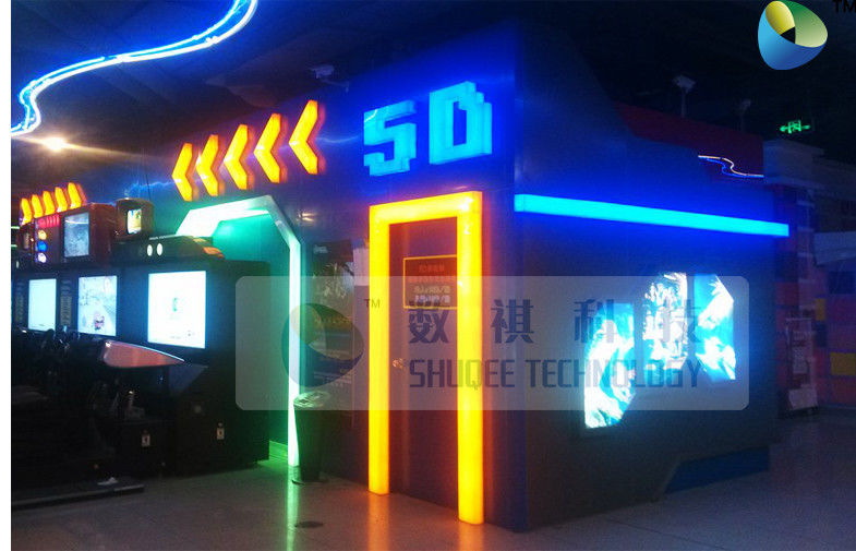 China Cinema Equipment 5D Simulator 5D Motion Cinema Motion Seat Theater Simulator factory
