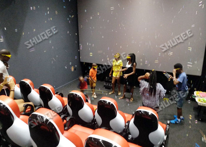 China Customization 5D Cinema Seats  For 30 People 3 Seats Per Platform factory