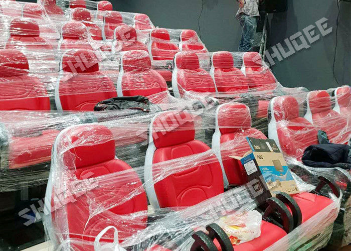 Customization 5D Cinema Seats  For 30 People 3 Seats Per Platform