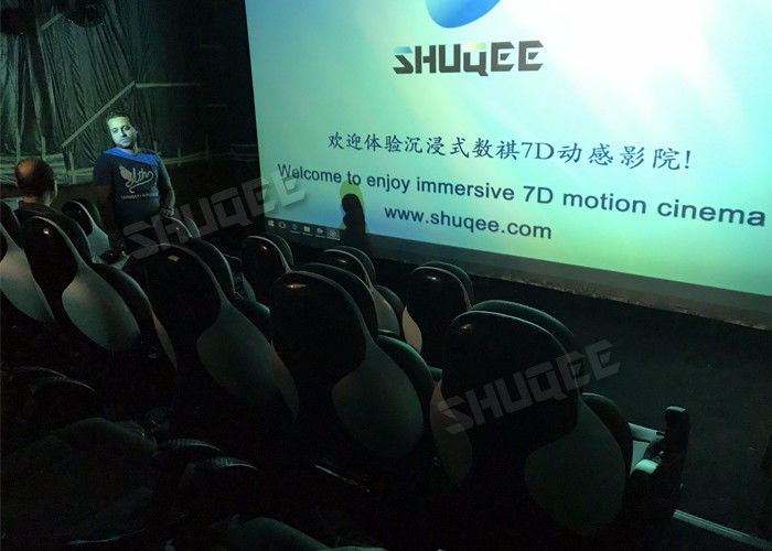 Ergonomic 5D Theater System Motion Durable Seats In Commercial Center