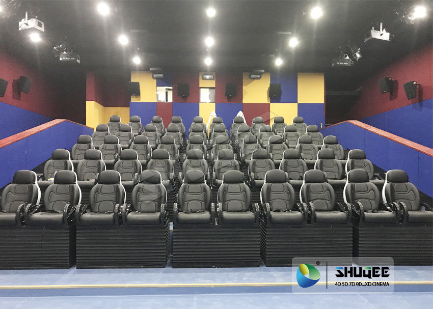 Exciting Simulating Luxury Cabin Box 5D Cinema System With Fiber Glass Material