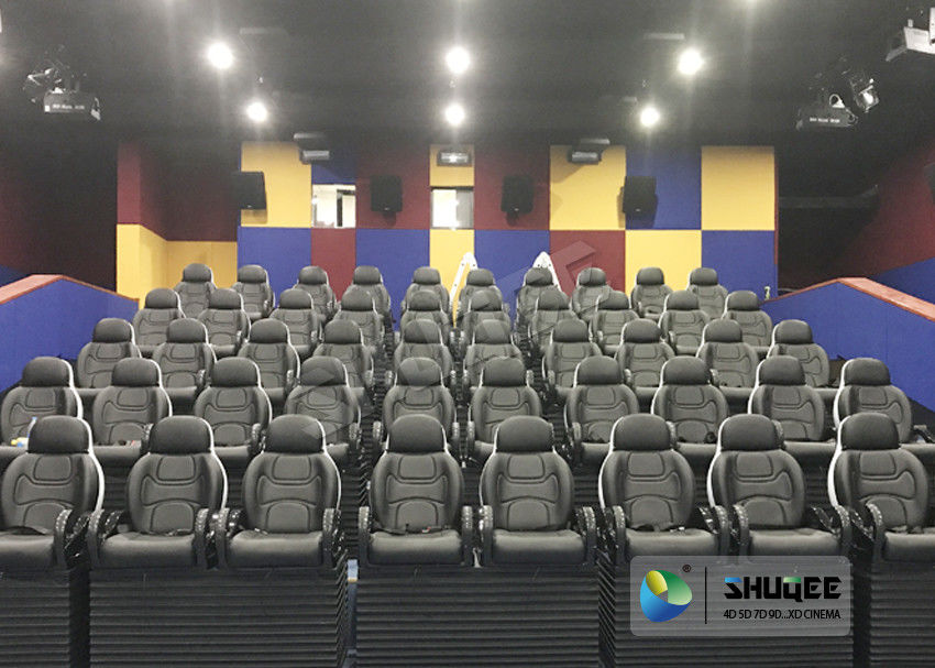 Exciting Simulating Luxury Cabin Box 5D Cinema System With Fiber Glass Material