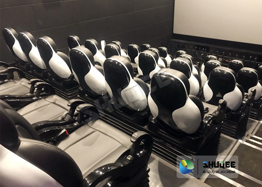 Innovative Electric System 5D Movie Theater Chairs With Special Effects