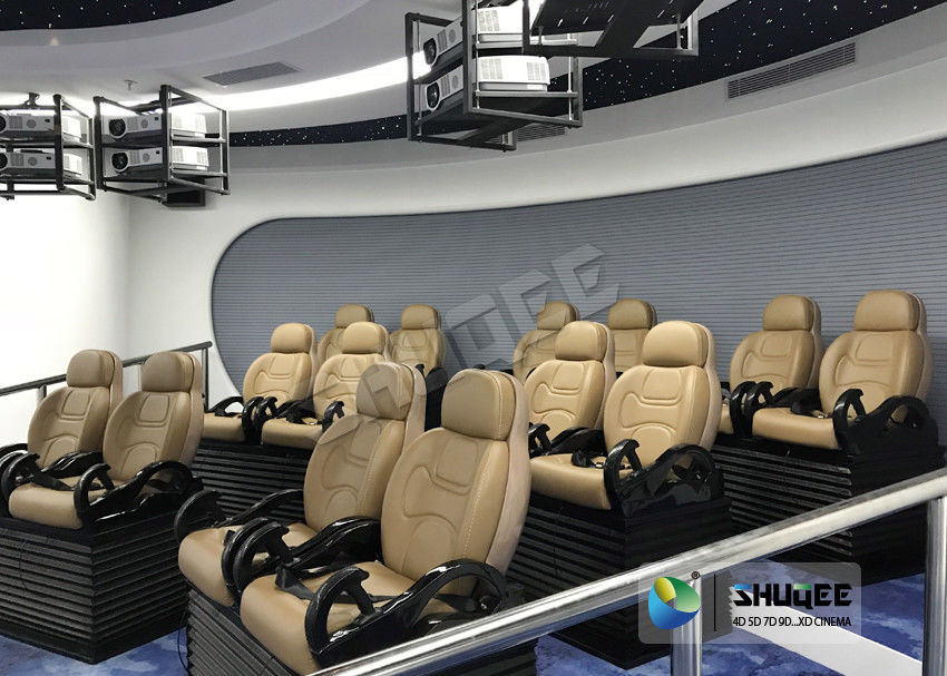 China Amazing Unique Experience System 7D Movie Theater For Iron Box Outdoor Removable In Amusement Places factory