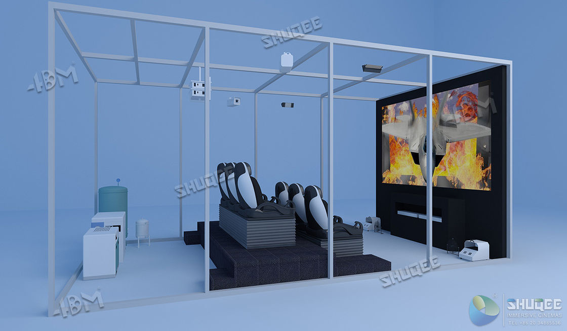 China Mini Mobile 5D Cinema Theater For Science / Shopping Mall Novel And Unique Experience factory