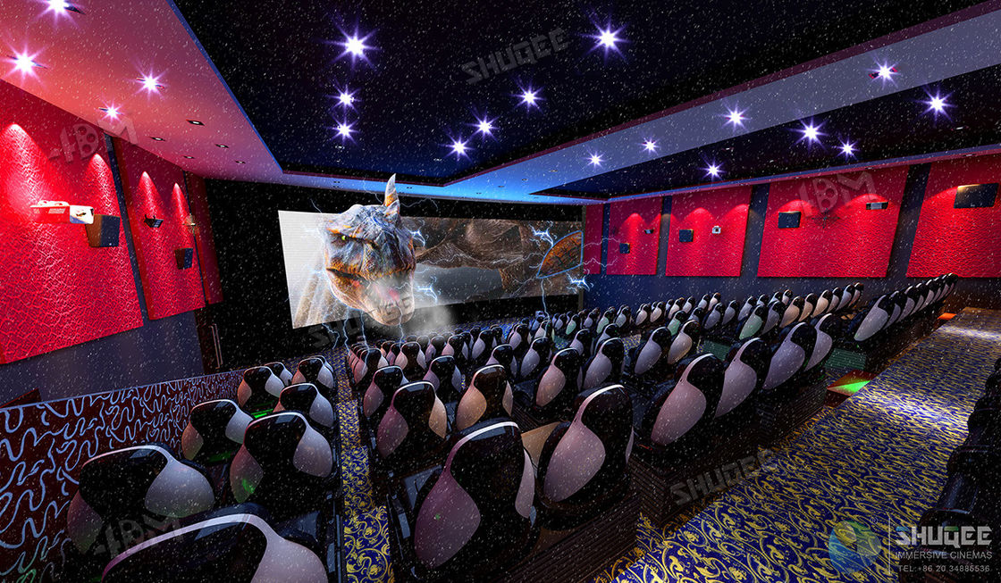 Removable 5D 9D Movie Theater Cinema System 7D Entertaining Simulator High Definition