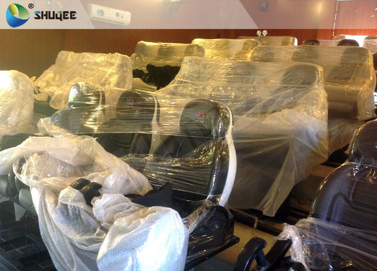 Comfortable Patent Chairs 7D Movie Theater Indoor Customized Logo