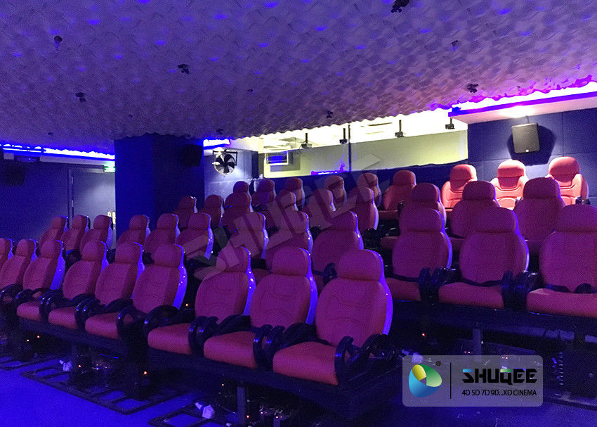 Elegant Electric Dynamic 7D Cinema System In Entertainment Places