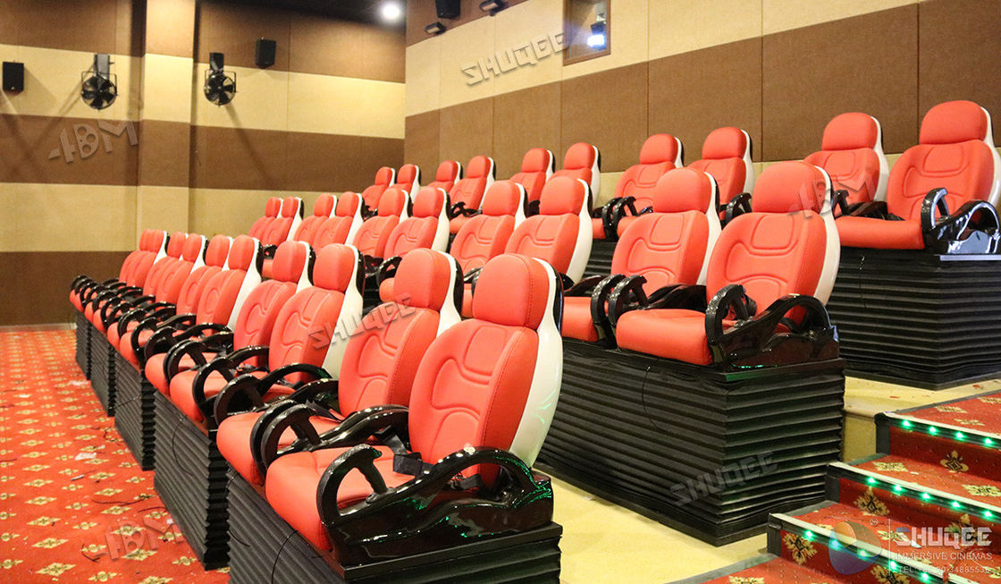 Design 5D Movie Theater With 6 Real Effects Machine And Motion Chair To The Park