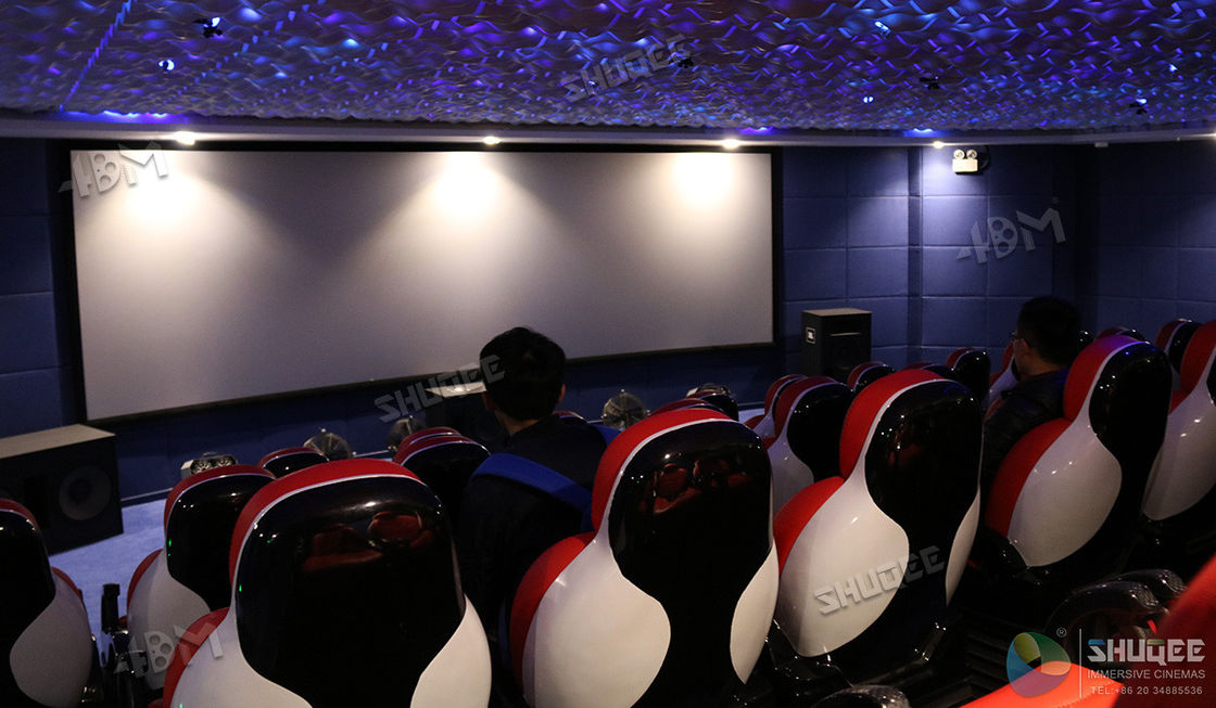 5D 9D Movie Theater Cinema System / 7D Entertaining Simulator High Definition