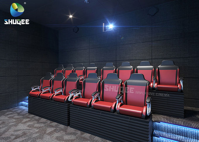 Special Effect Theater 4D Cinema Equipment With Multiple System Seats 0