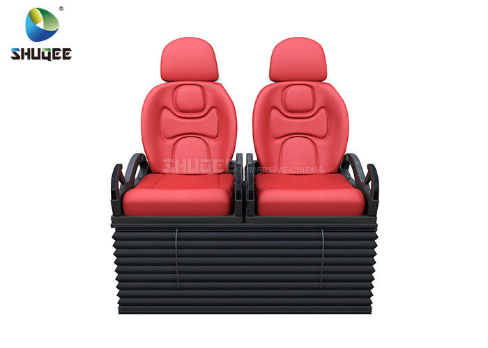 China Electric 5D Movie Theater System 5D Motion Chair With Vibration Push back Leg tickler factory
