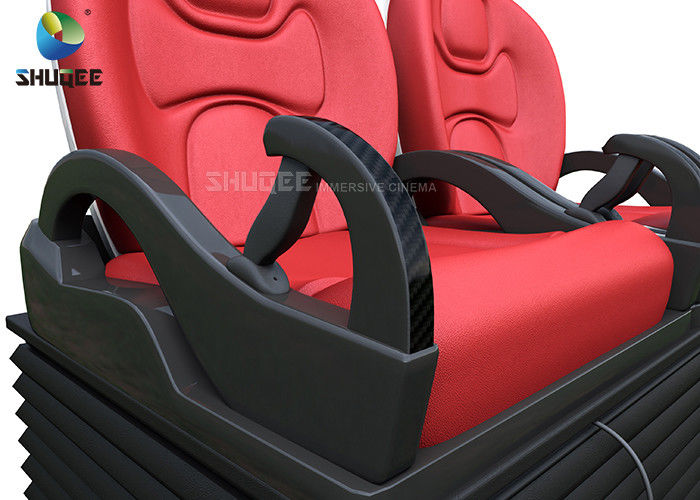 Electric 5D Movie Theater System 5D Motion Chair With Vibration Push back Leg tickler