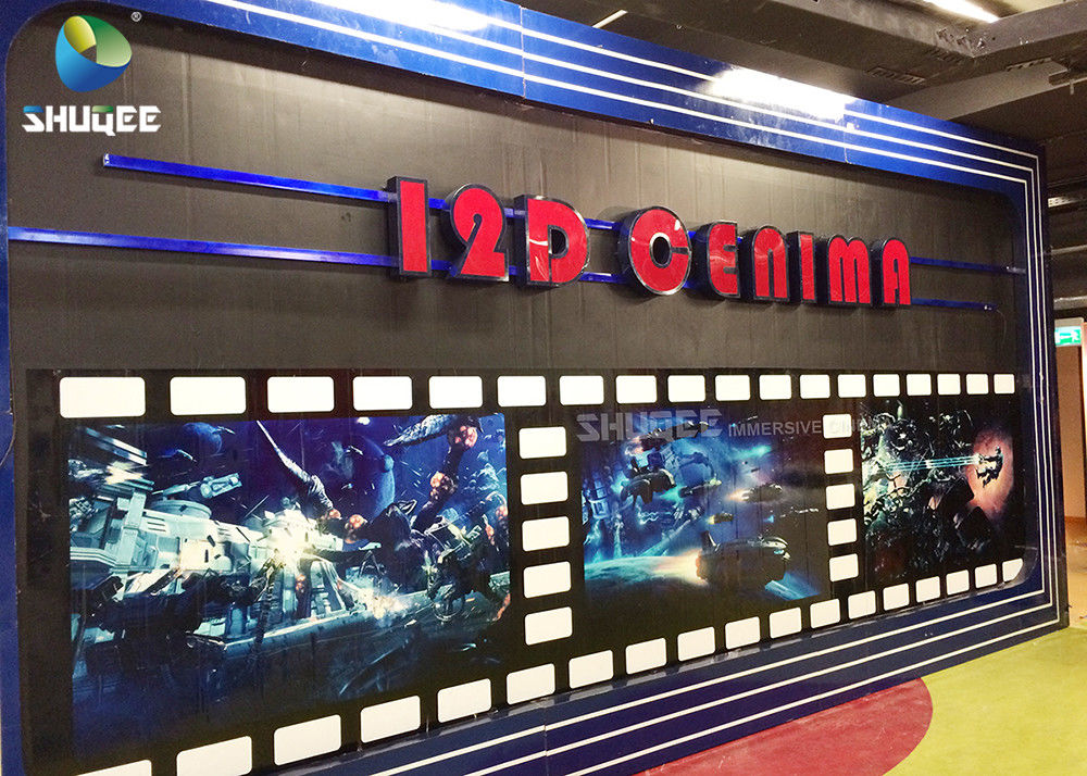 Outdoor Mobile Truck Cinema Interactive Theater 7D With Attractive Film And Gun Games