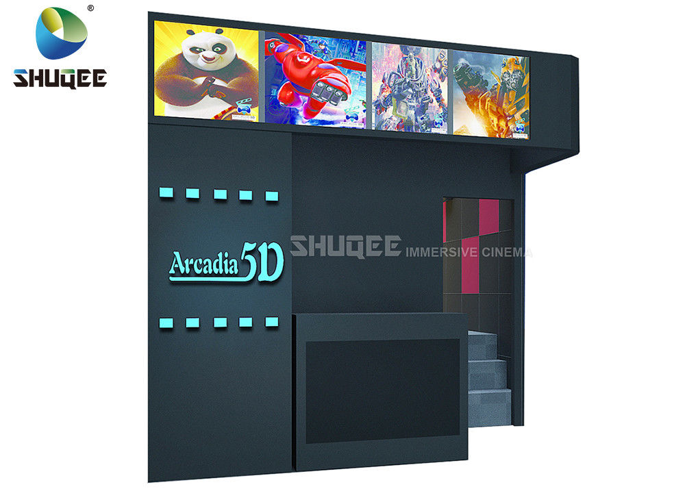 Truck Mobile 7D Cinema With Shooting Games Simulator Amusement Park Products