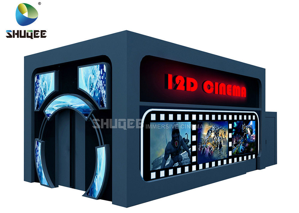 Arc Screen Movie Theater Equipment 12D Cinema Truck Vibration Frequency 12HZ