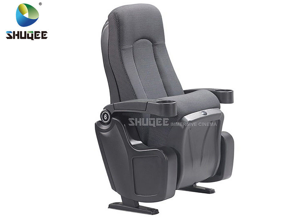 Ergonomic Safe School Movie Theater Chair With Plastic Cup Holder