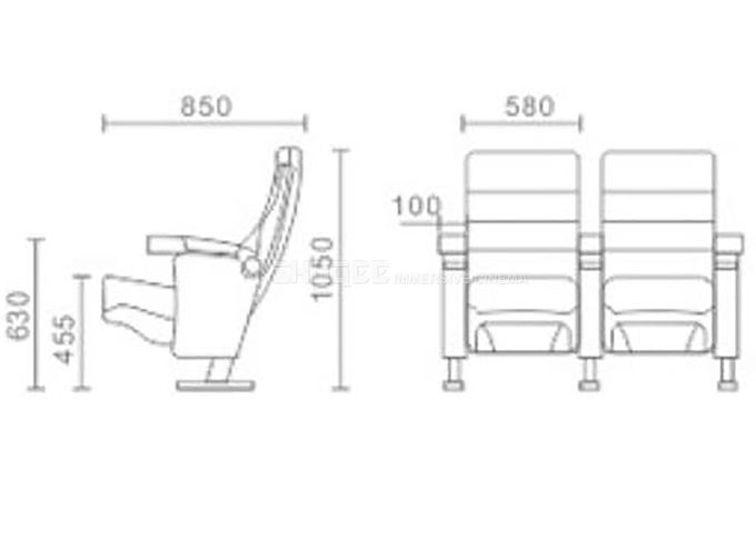 Top Sale VIP Chair For Stadium/ Luxury Stadium Chairs/ VIP Cinema Chairs 1