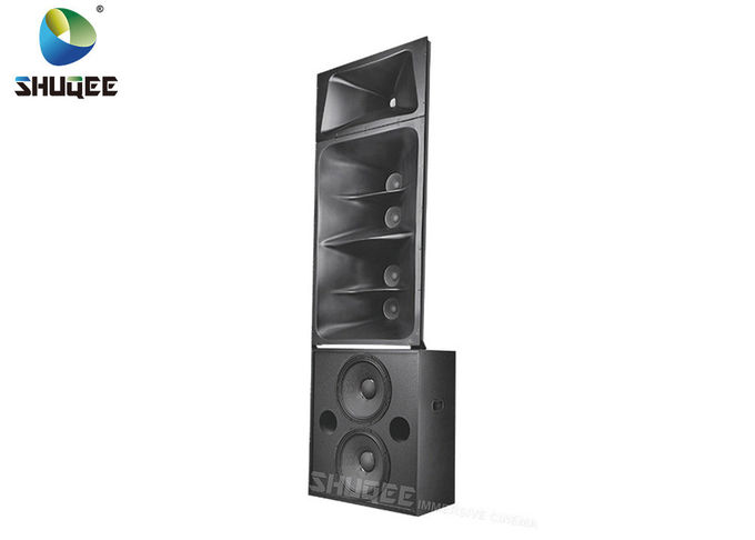 Black Big Theater Sound System 250 Seats Controlled By Independent Intelligent Intensified Bass Processor 0
