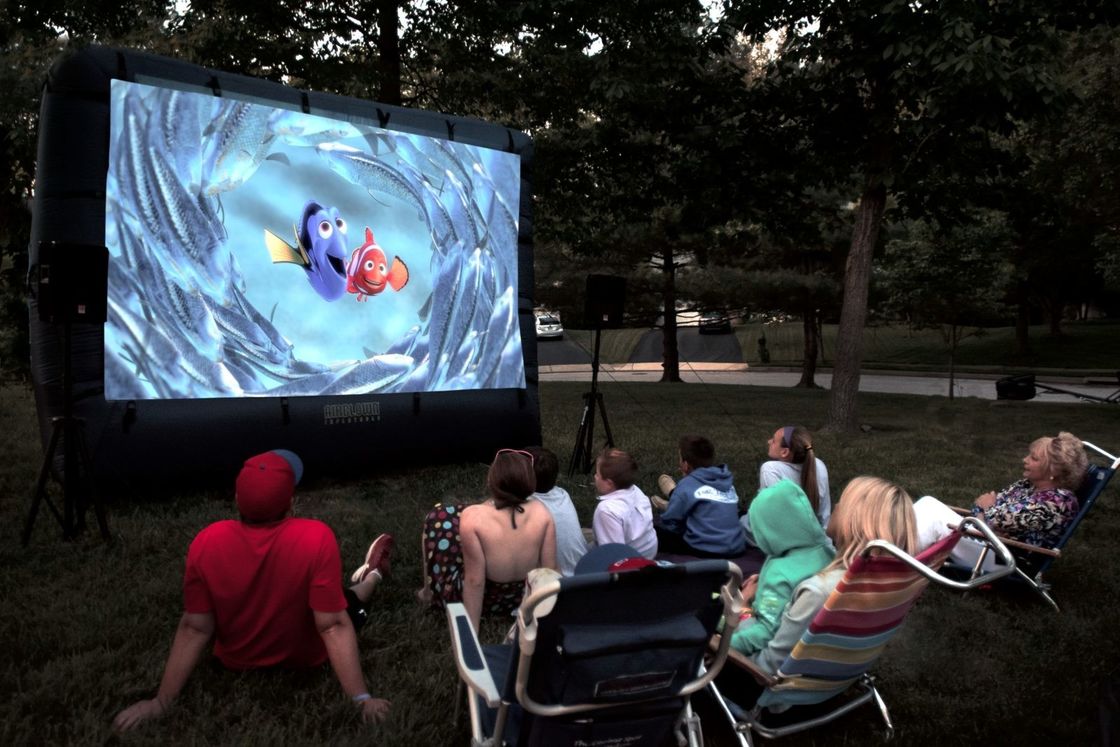 Outdoor Theater Screen Inflatable Cinema Screen Portable Projection Screen