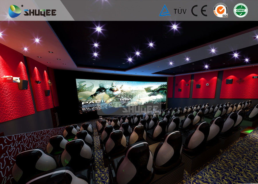 Customizable Arc Screen 5D Cinema Equipment Rides Cabin For Game Zone