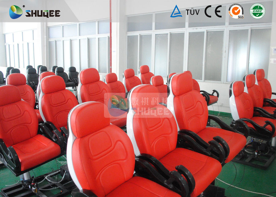 China Dynamic Movie Theater Seats In 5D Motion Theatre With Electric / Pneumatic / Hydraulic System factory