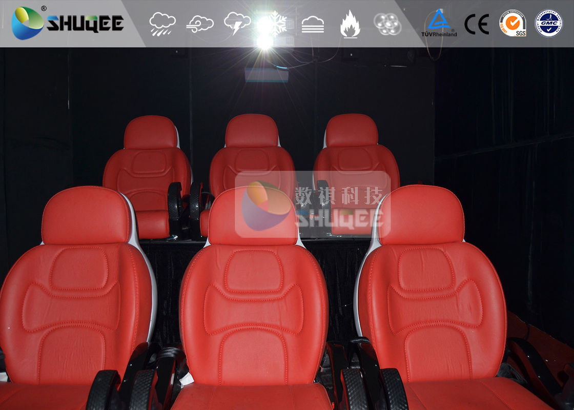 Electric System Vibration / Movement Effect 6D Motion Seats Movie Theater Equipment