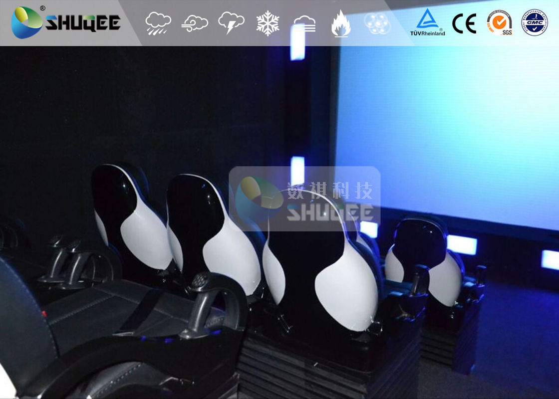 Electronic 5D Movie Theater With Small 9 Motion Seats / Digital Cinema System 0