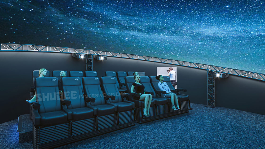 Big Profit Business 14 People 5D Cinema Dome Projection Built On The Playground