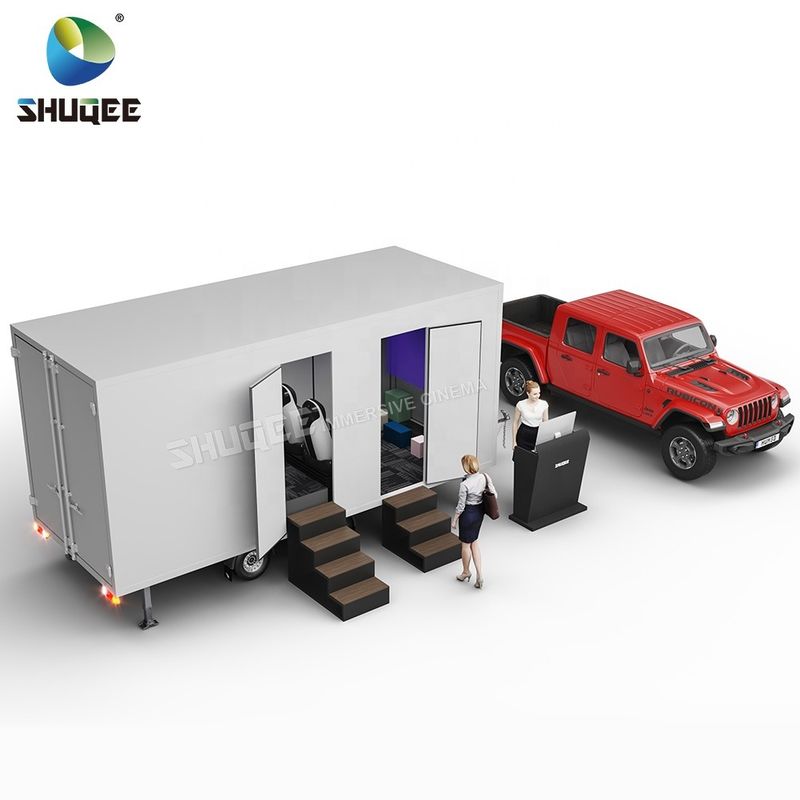 China Mobile Simulator Mini 5d Cinema Trailer With Motion Chair Theater factory