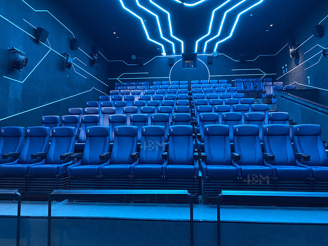 Modern 4D Cinema Motion Seats Leather Chair Pneumatic / Electronic Effects 5