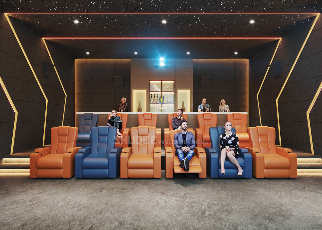 Western Home Cinema System With Recliner Sofa / Speakers / Projector / Screen