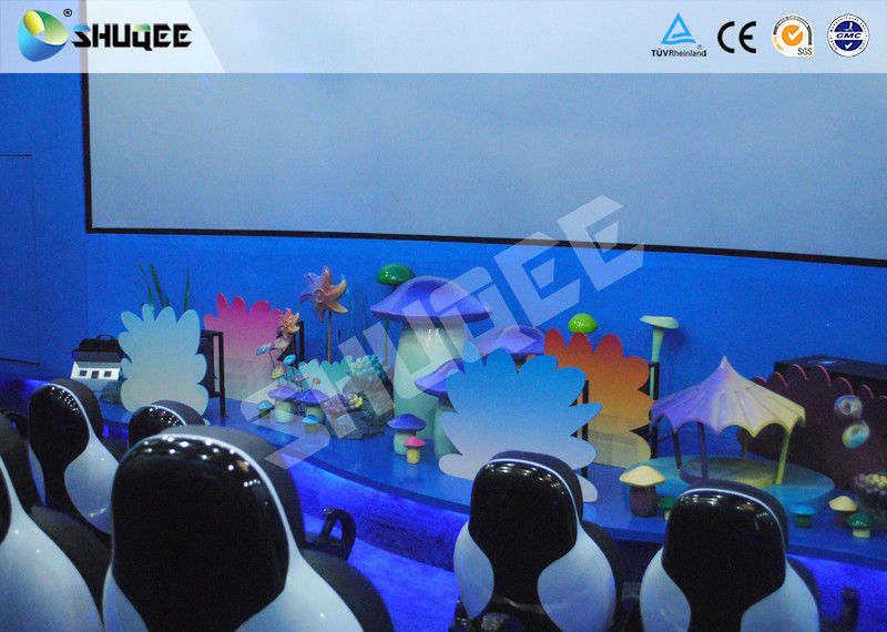Curved Screen Immersive 5D Movie Theater System Have A Intelligent 5D Control System