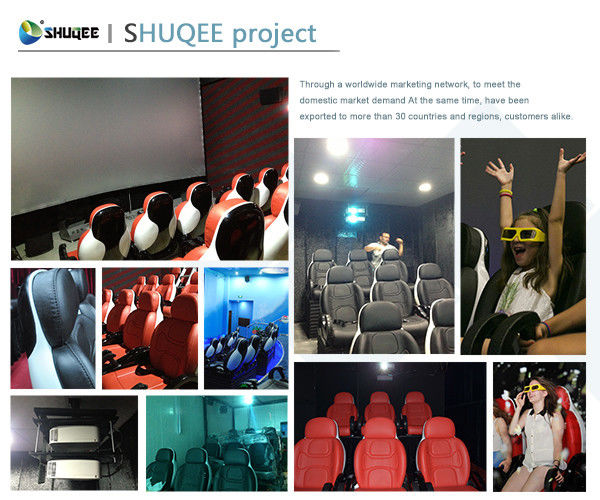 Attractive 4D Cinema System with Pneumatic / Hydraulic / Electric Motion Chairs 0