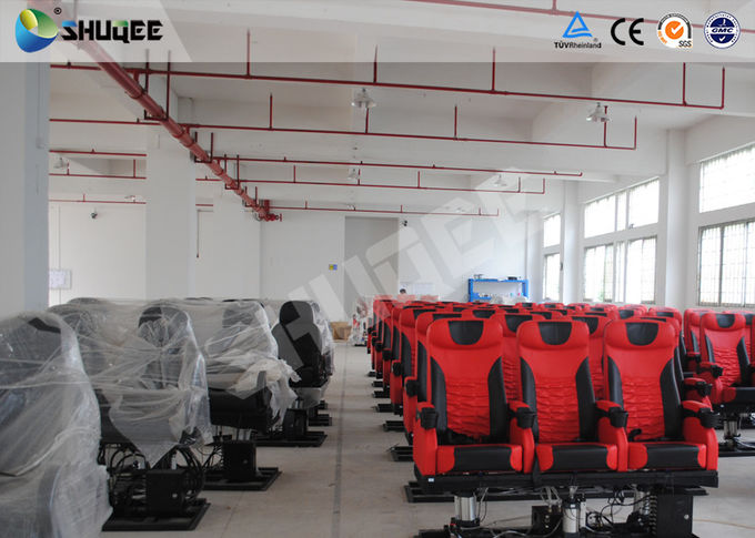 Customized Color Pneumatic 4D Cinema Equipment Seats Left Right 0