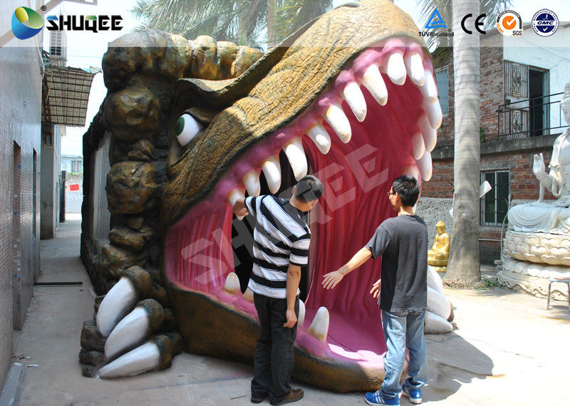 New - style Dinosaur Mobile 5D Cinema Cabin For Amusement Park