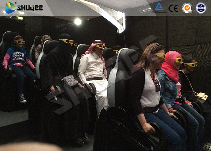Funny Entertainment XD IVR Movie Theater with VR Glasses , Motion Seats