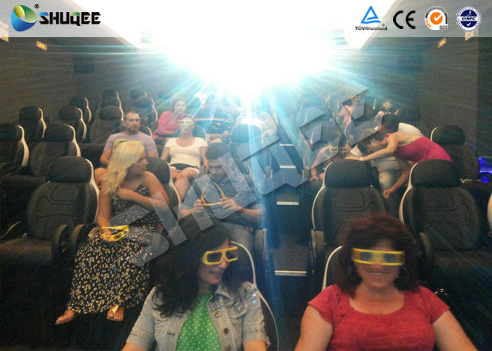 Commercial Park 5D Movie Theater With Portable Cabin / 3D Glasses