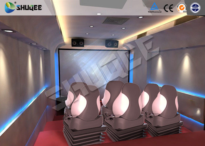 Large Screen 4D Cinema Equipment Project With Pneumatic Motion Chair