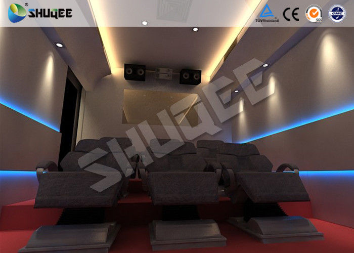 Large Screen 4D Cinema Equipment Project With Pneumatic Motion Chair