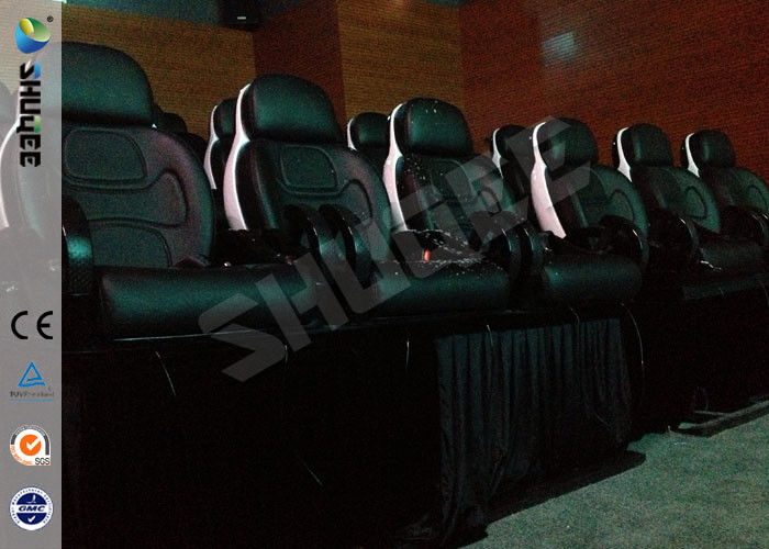 Snow Effect 220V Mobile 5D Cinema System , Luxury 5D Mobile Seats