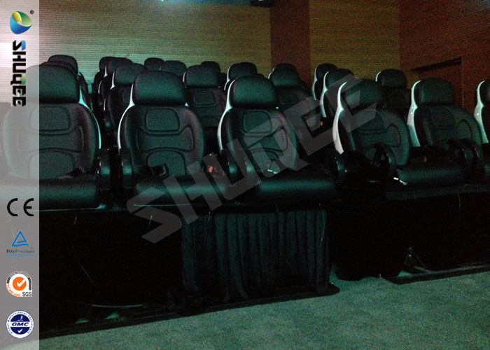 Snow Effect 220V Mobile 5D Cinema System , Luxury 5D Mobile Seats